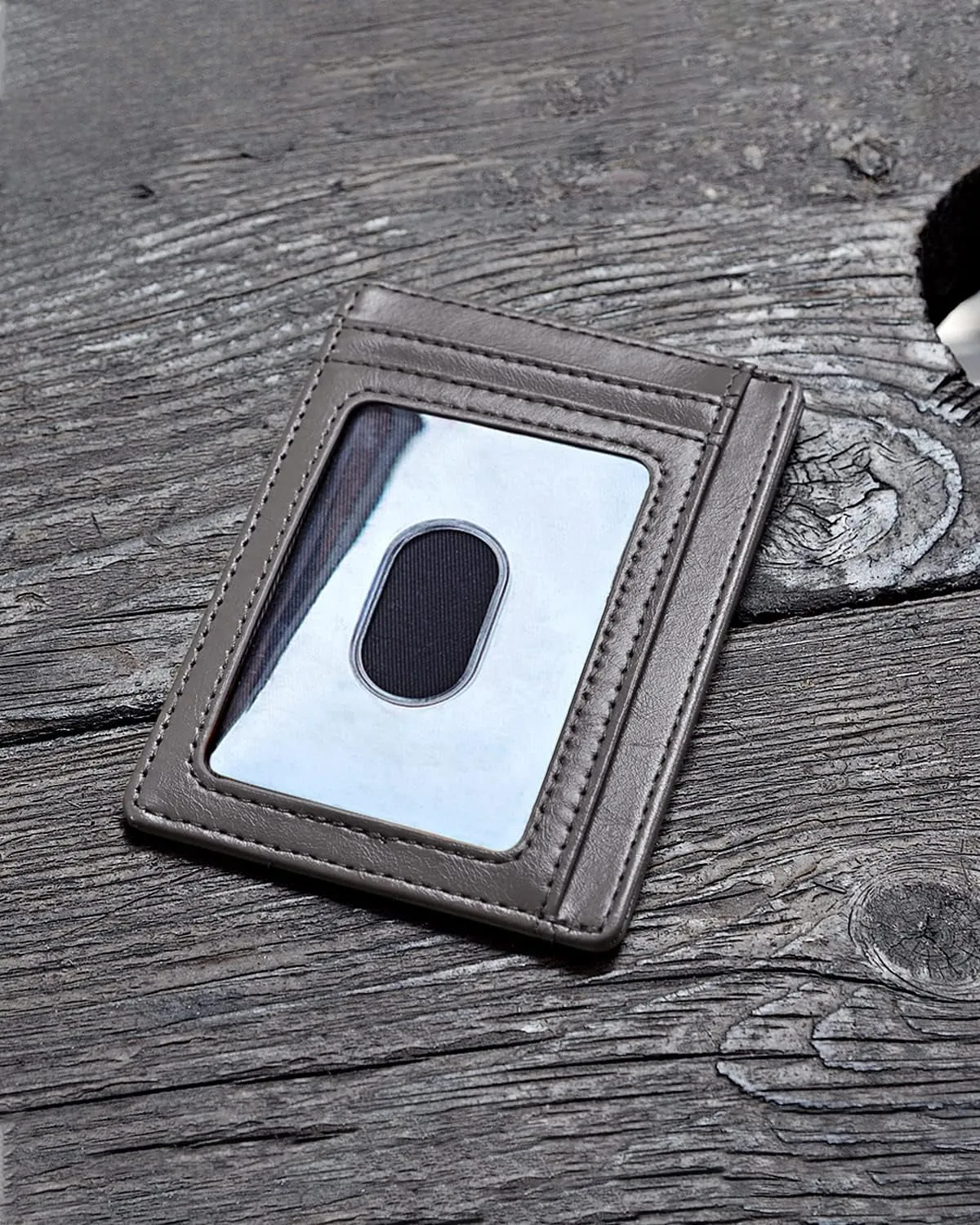 Slim Minimalist Front Pocket Wallets, RFID Blocking Leather Card Holder