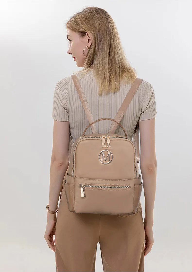 Small Backpack Purse for Ladies Women Water Resistant Nylon Bag