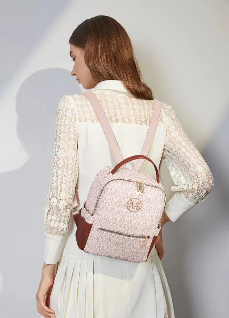 Small Backpack Purse for Women Fashion Daypacks with Front Zip Pocket