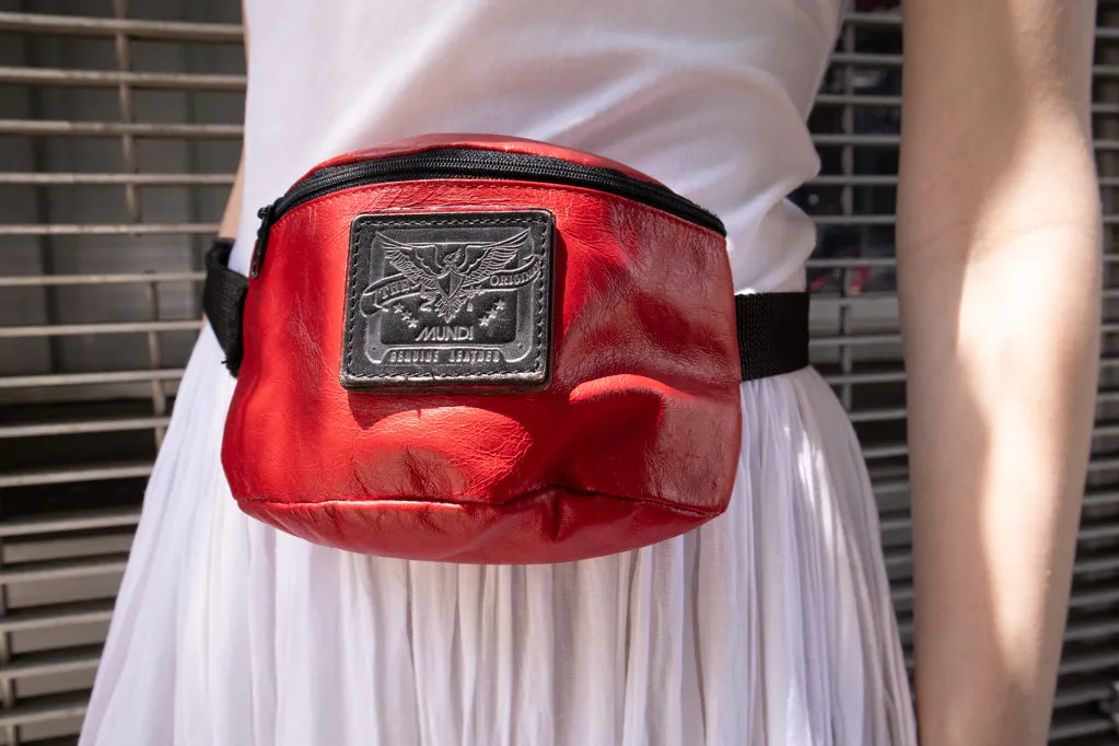 SMALL LEATHER FANNY PACK