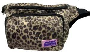 Smith Scabs Leopard Hip Bag - brown or purple -