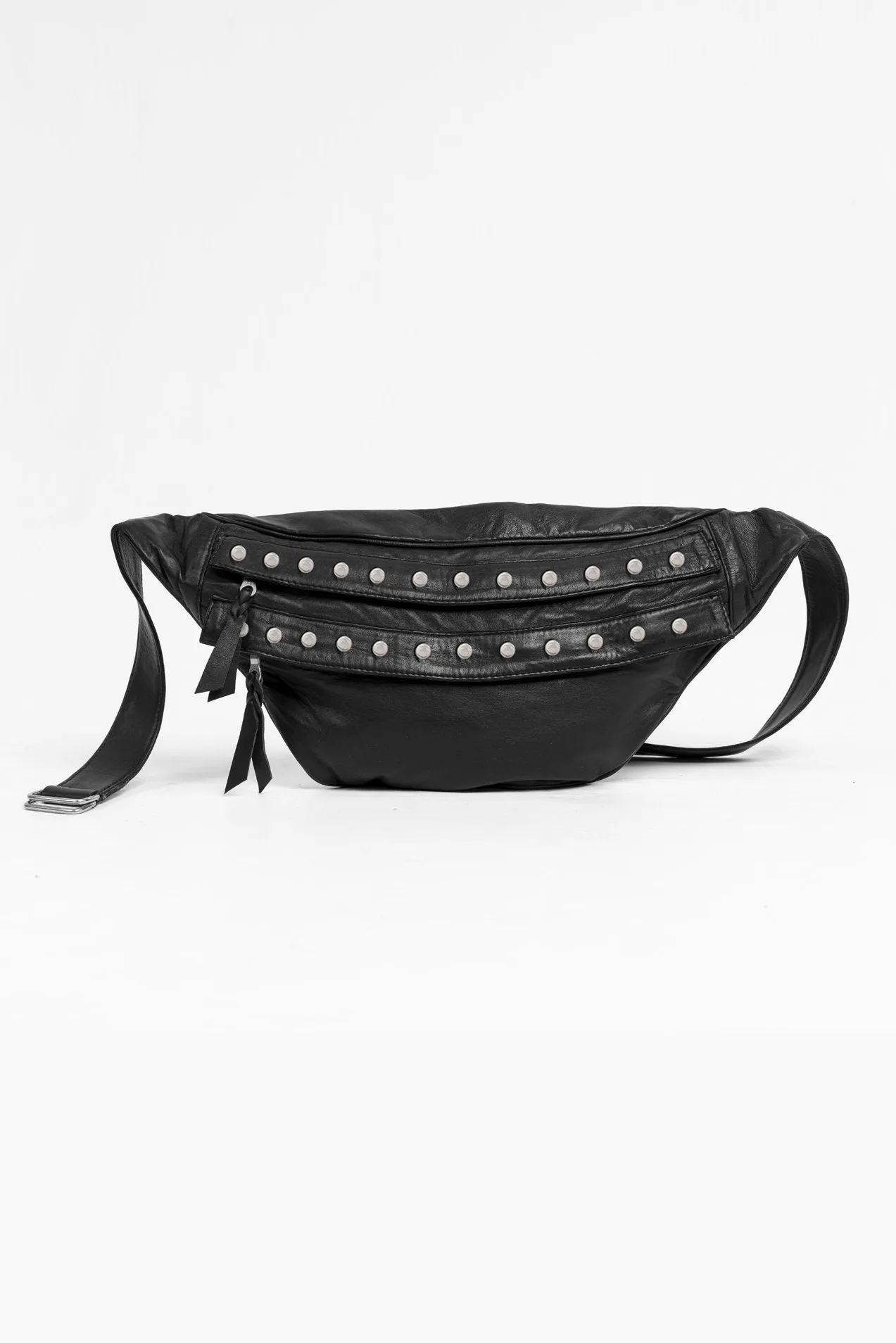 Soft leather Oversized Bum bag