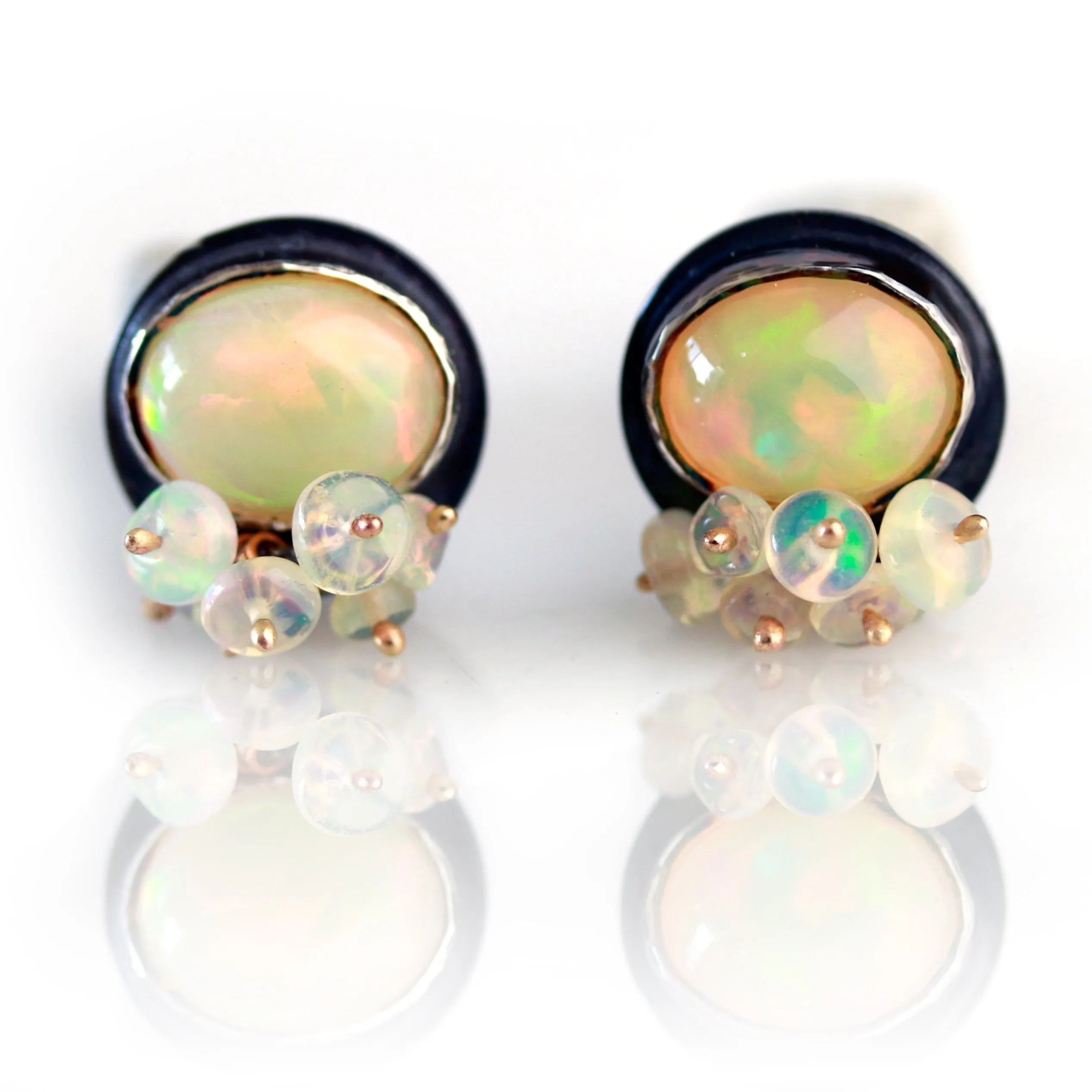 Sold! Welo Opal Studs with Fringe