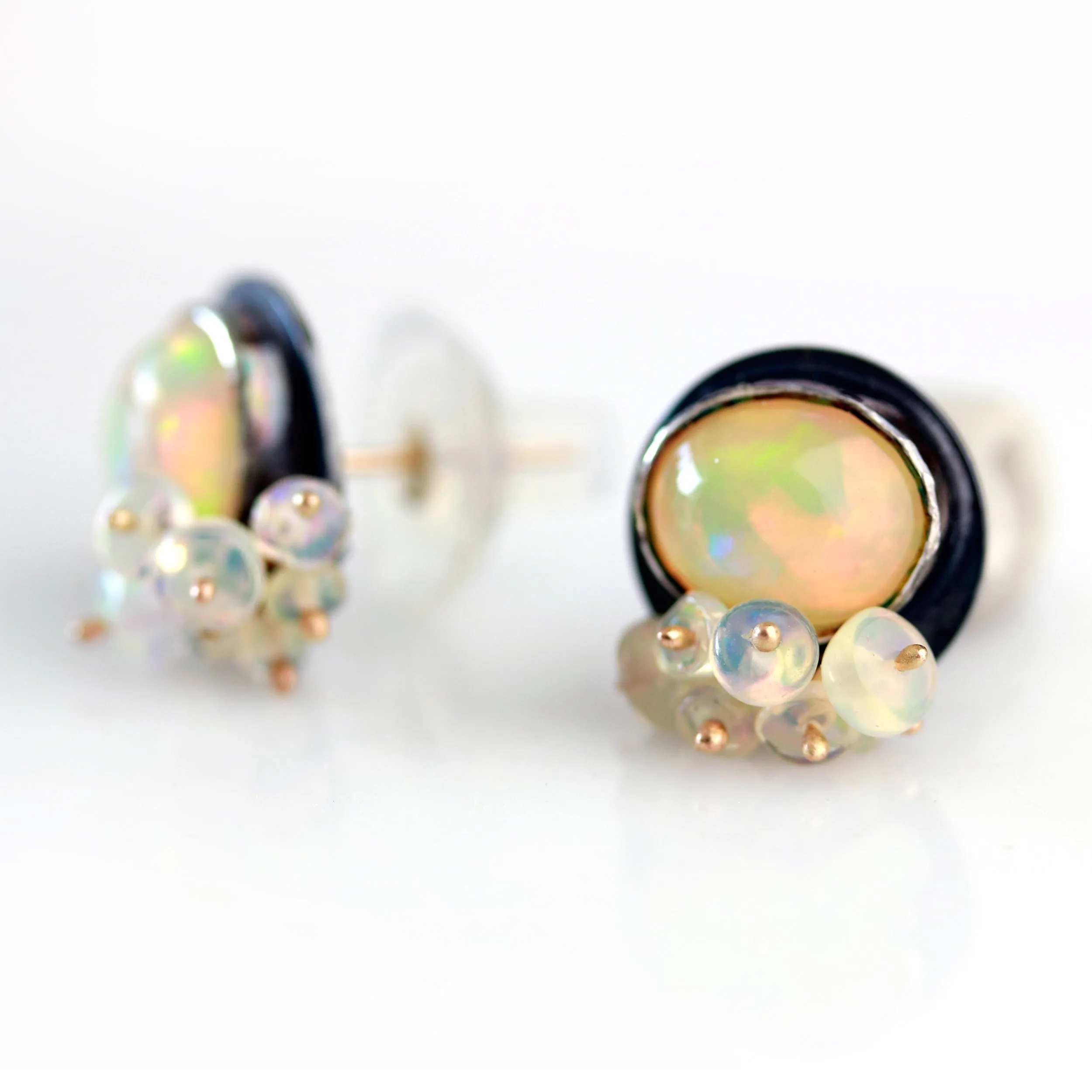 Sold! Welo Opal Studs with Fringe