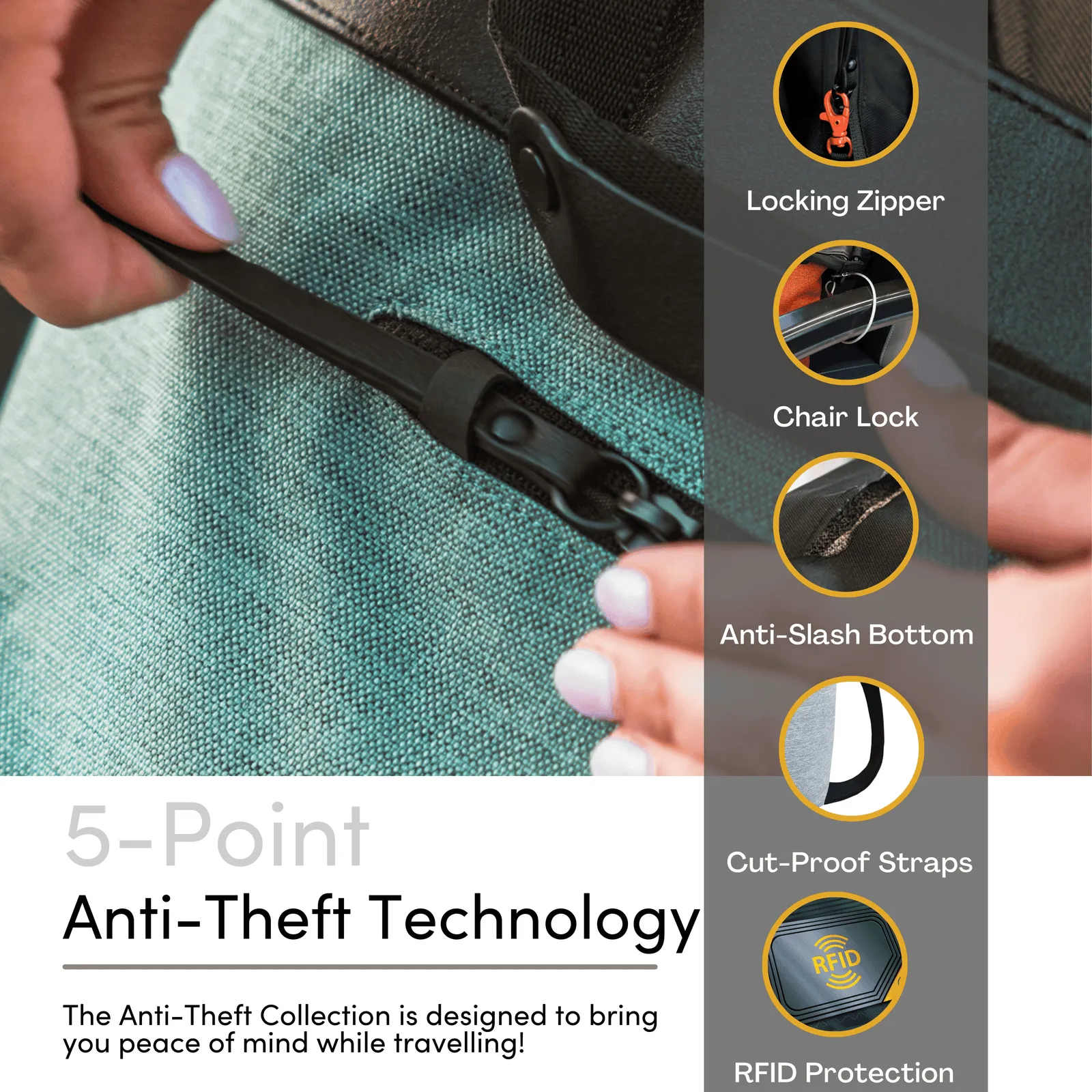 Soleil Anti Theft Convertible Backpack - Sherpani