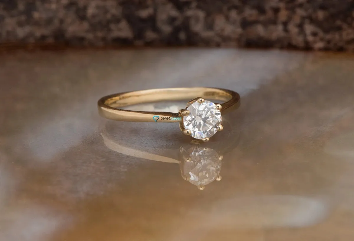 Solitaire Diamond Ring 0.40ct