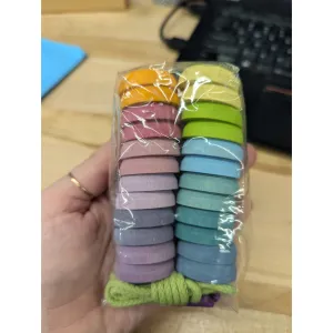 Spare Parts - Grimm's Thread Game with Small Pastel Buttons