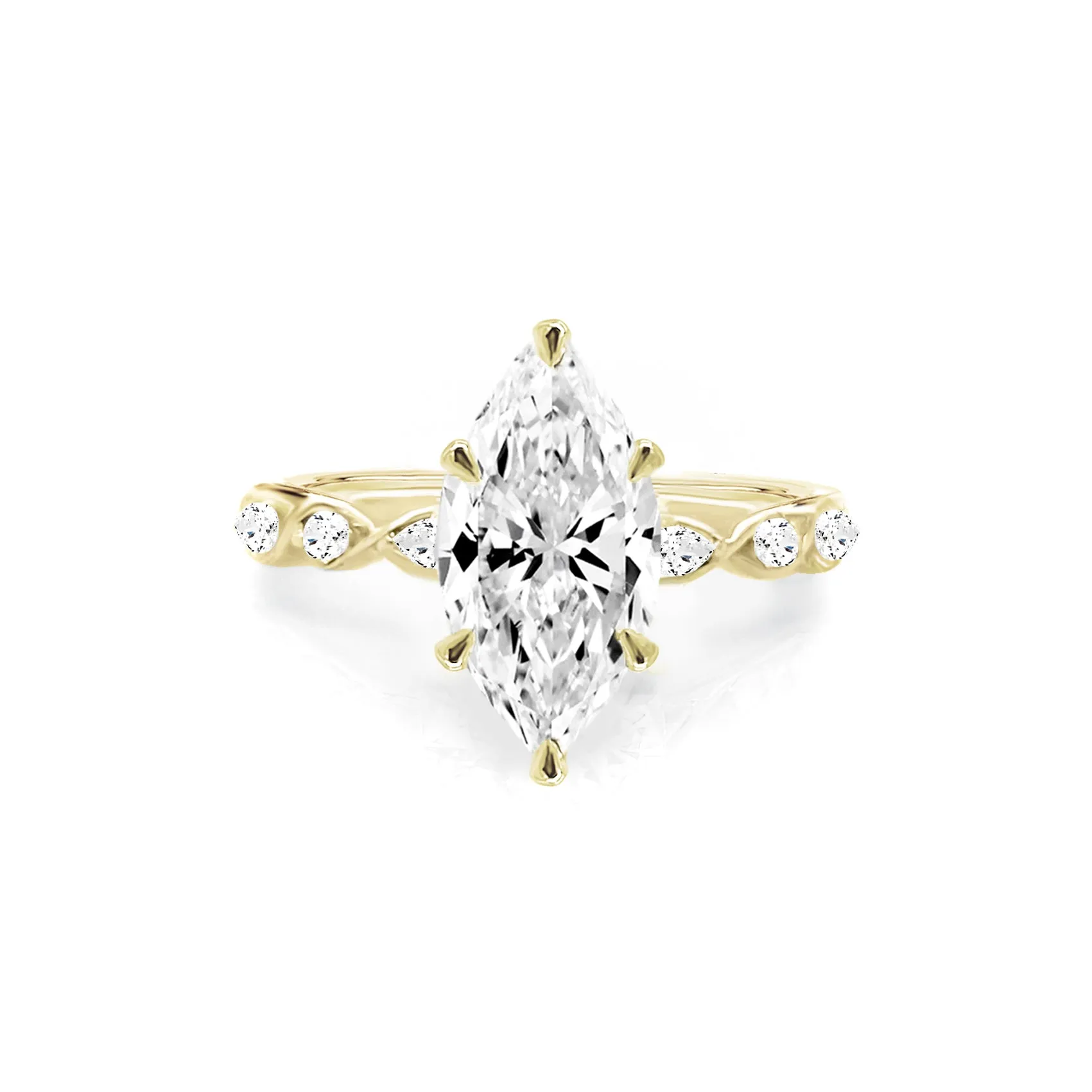 Sparkling Seraphine Engagement Ring Marquise