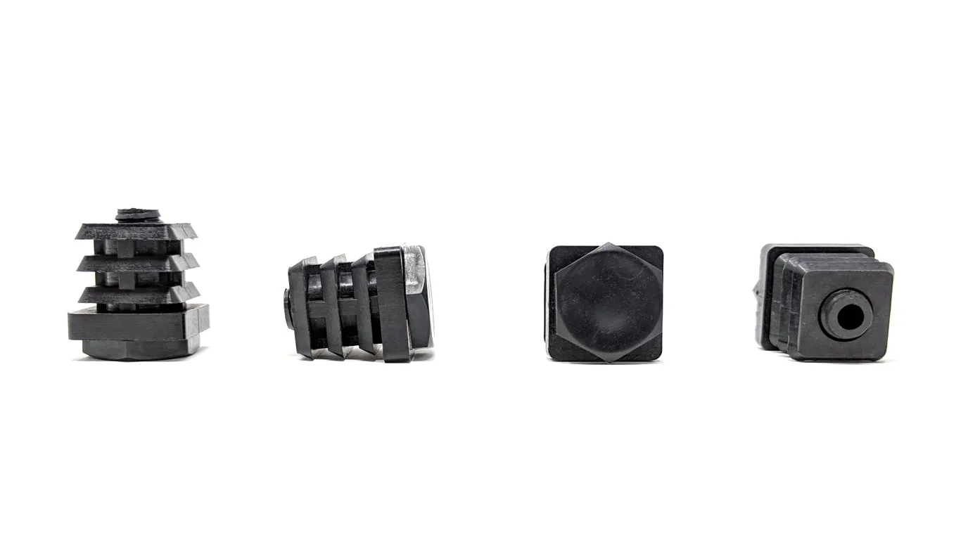 Square Tube Inserts 22mm x 22mm Height Adjustable | Made in Germany | Keay Vital Parts