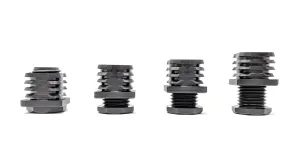 Square Tube Inserts 30mm x 30mm Height Adjustable | Made in Germany | Keay Vital Parts