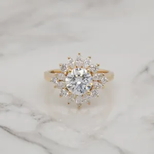Starburst Engagement Ring