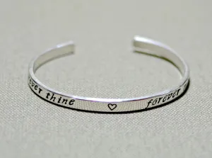 Sterling silver bracelet for weddings and gifts of love