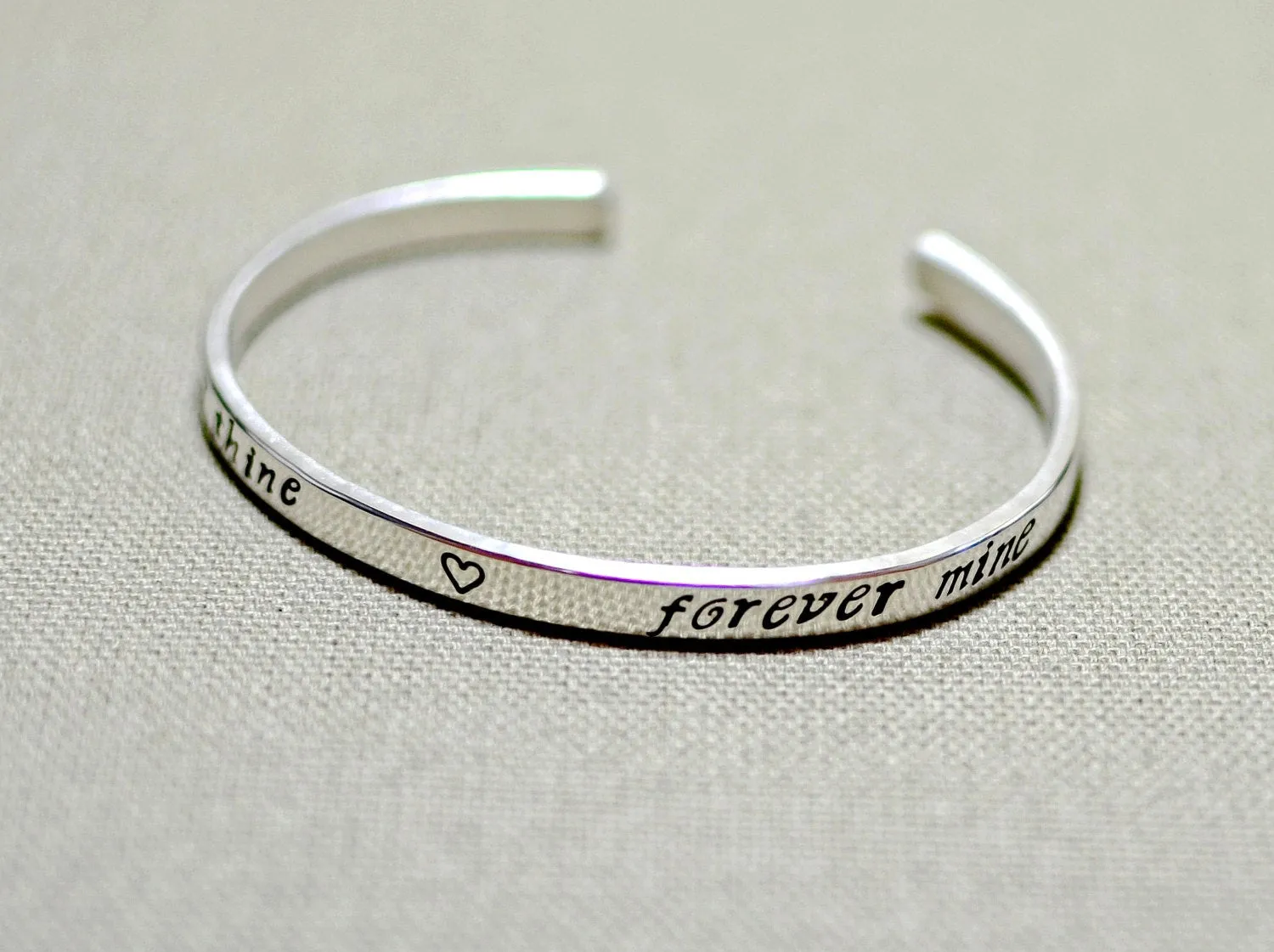 Sterling silver bracelet for weddings and gifts of love