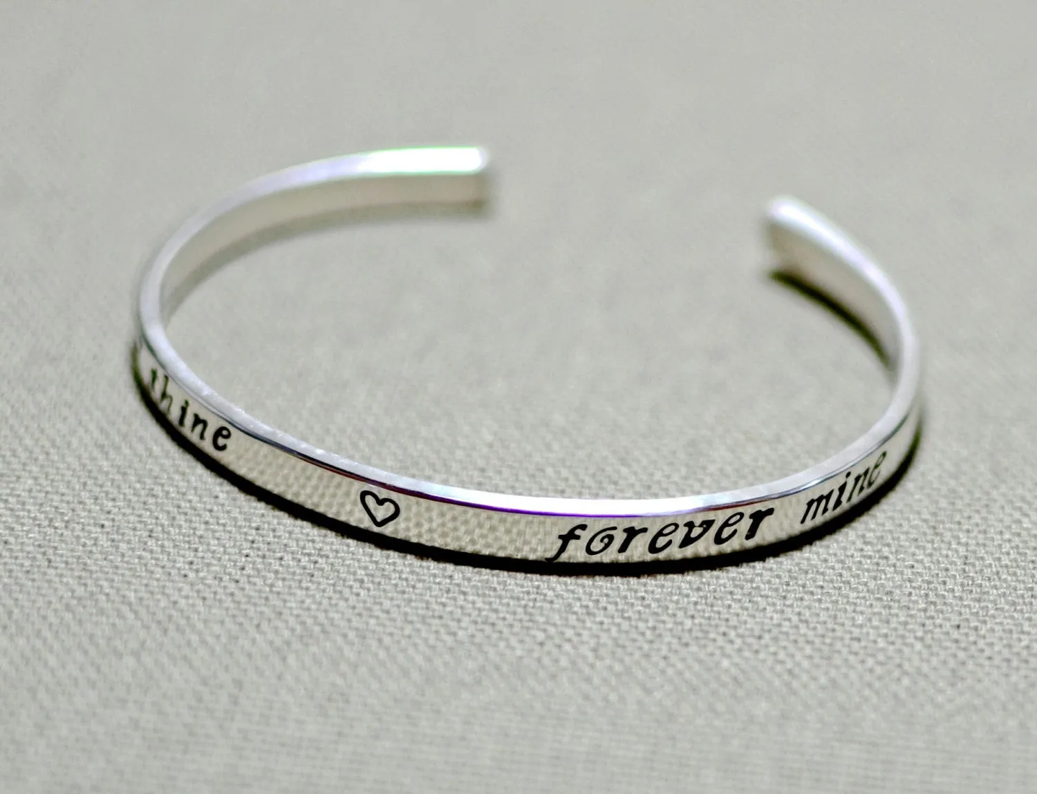 Sterling silver bracelet for weddings and gifts of love