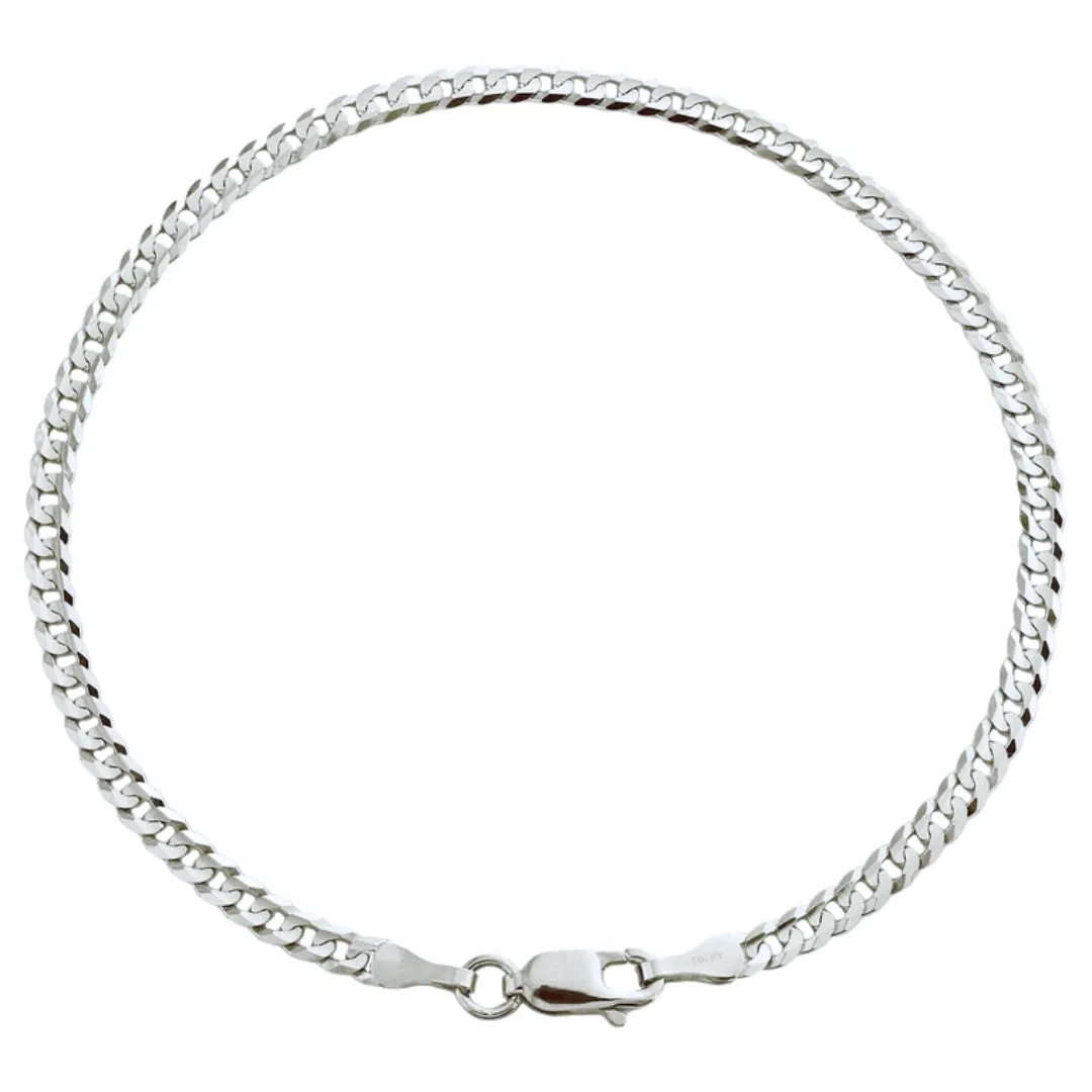 Sterling Silver Curb Bracelets