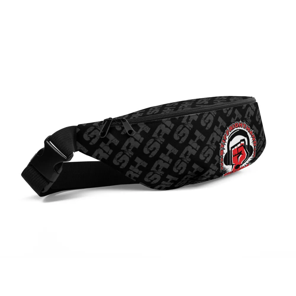 Stiff Right Hand Logo Pattern Fanny Pack
