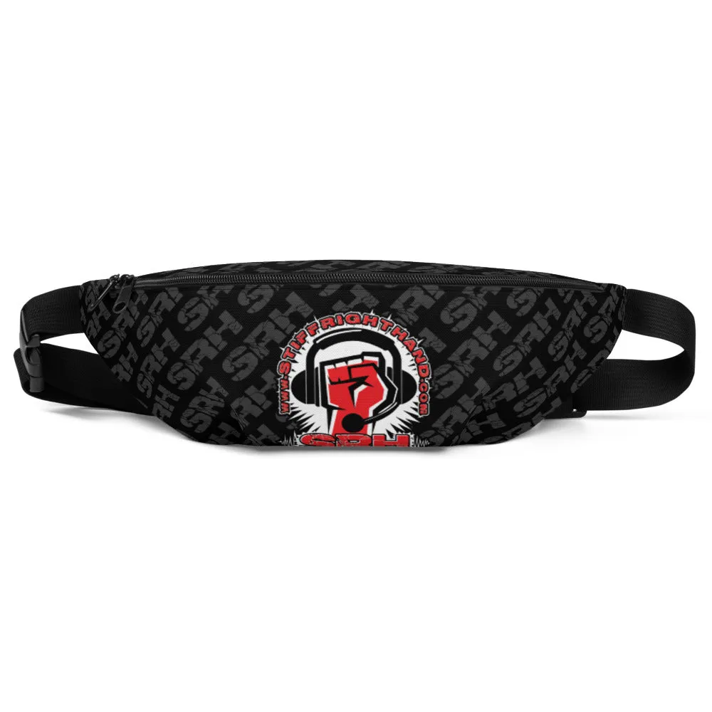 Stiff Right Hand Logo Pattern Fanny Pack