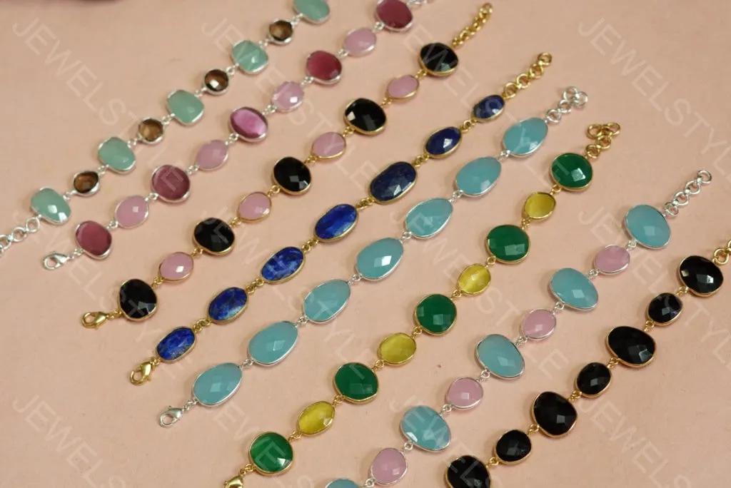 Stone bracelets