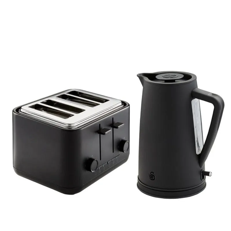Swan Stealth Kettle and Toaster Breakfast Pack SSTP8
