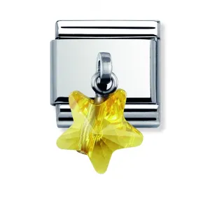 Swarovski Crystal Yellow Star Link - 030603/18