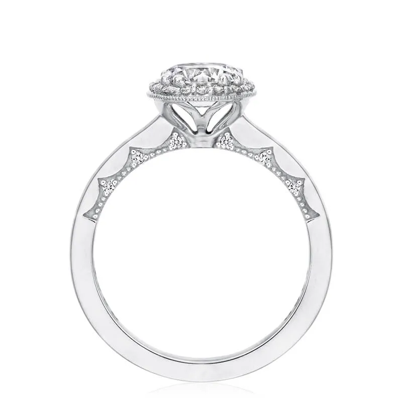 Tacori Round Bloom Engagement Ring P101RD65FW