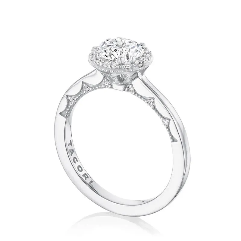 Tacori Round Bloom Engagement Ring P101RD65FW