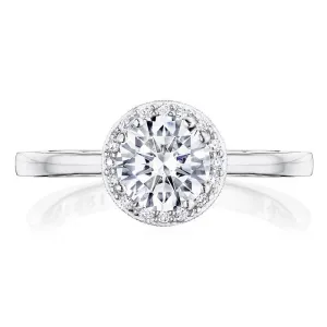 Tacori Round Bloom Engagement Ring P101RD65FW