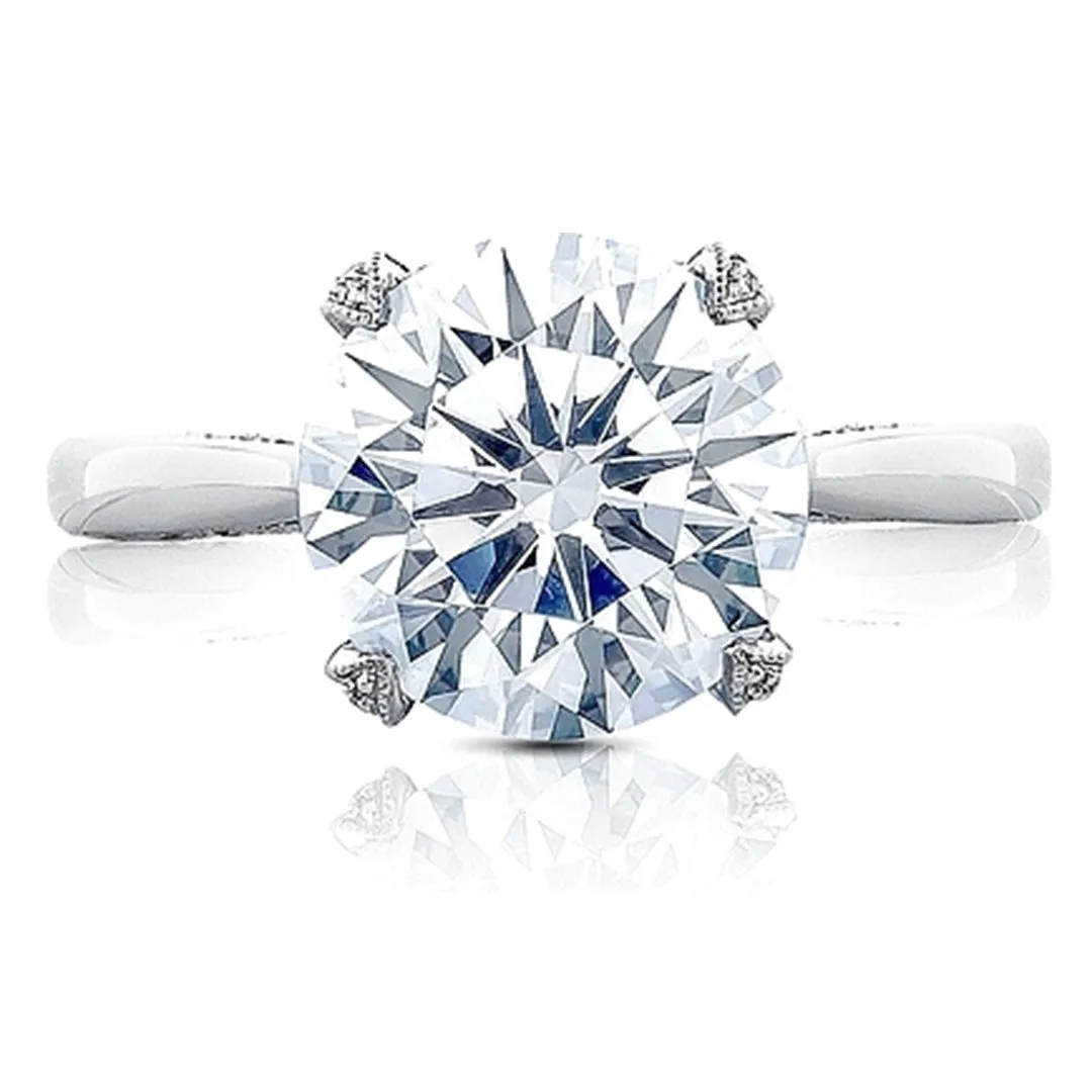 Tacori RoyalT Solitaire Setting with Diamond Accents