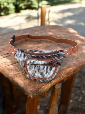Tan Cowhide Fanny Pack