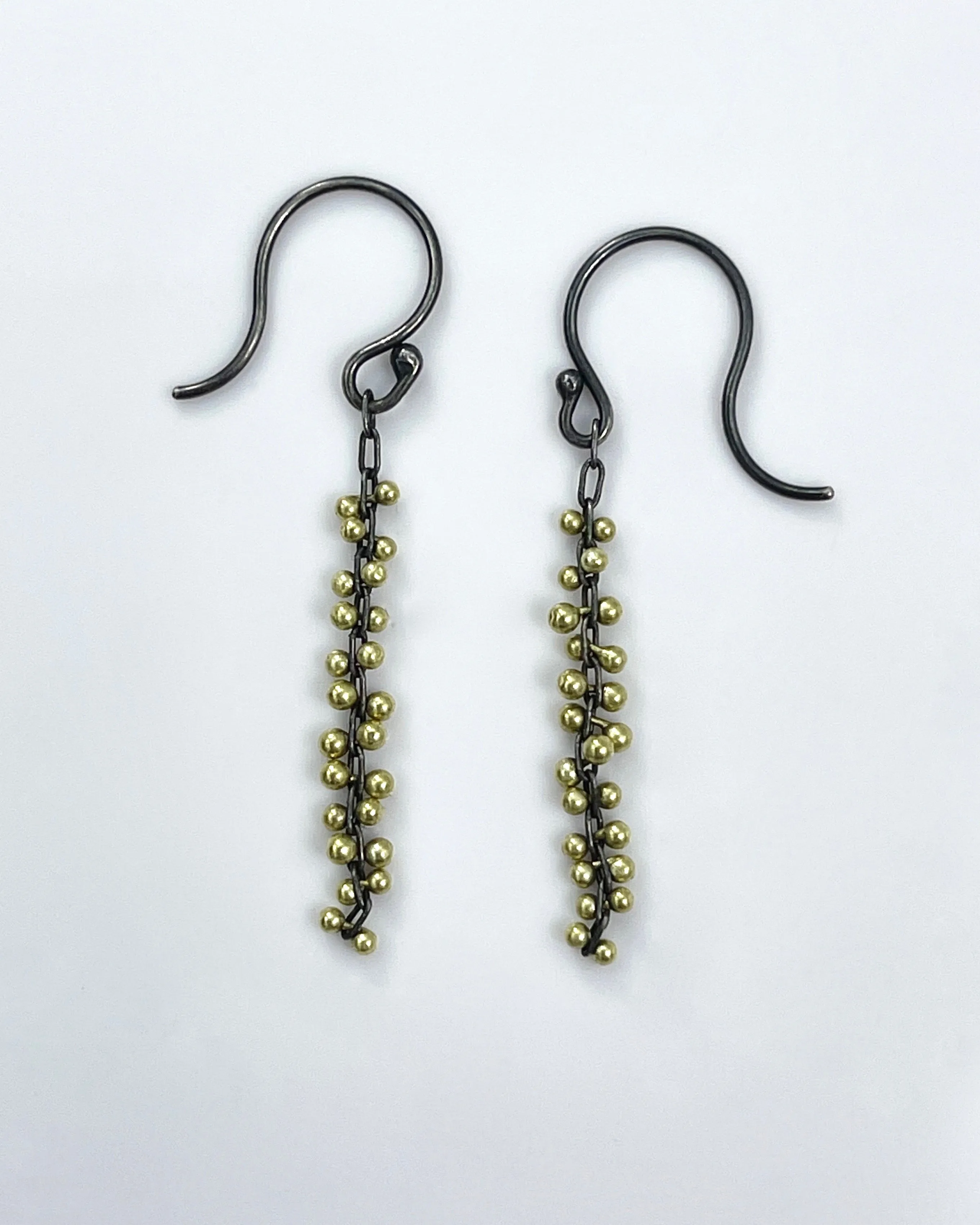 TenThousandThings 18K Short Cluster Earrings