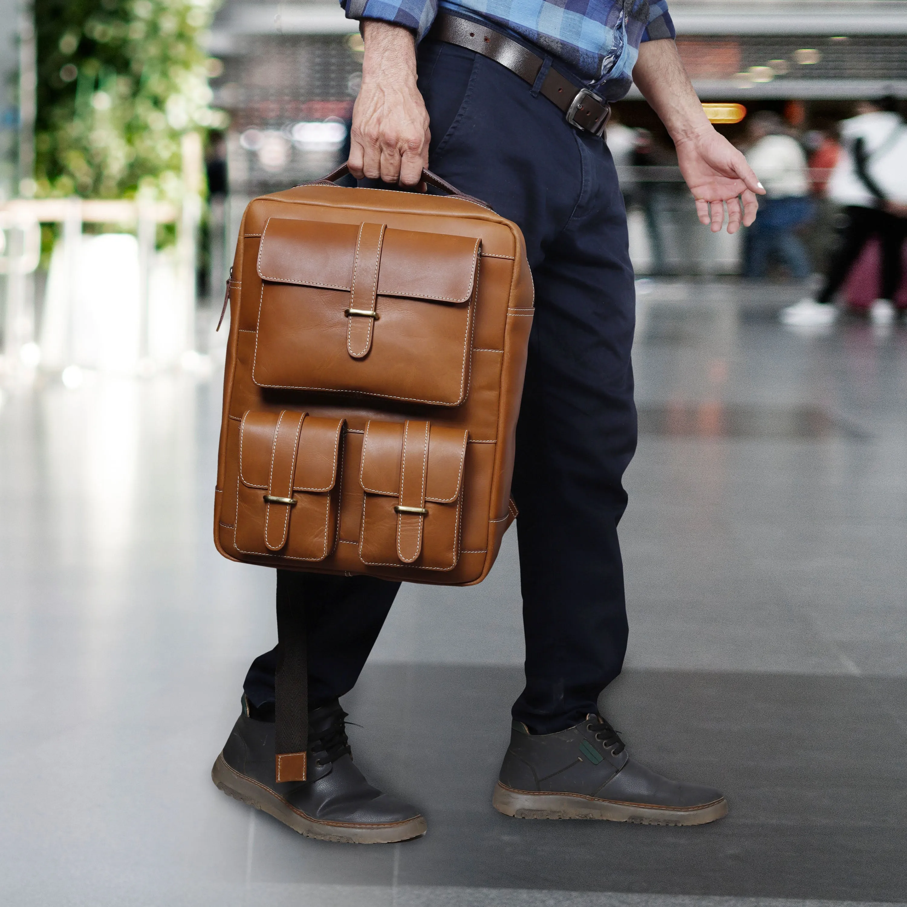 The Dominance Leather Backpack