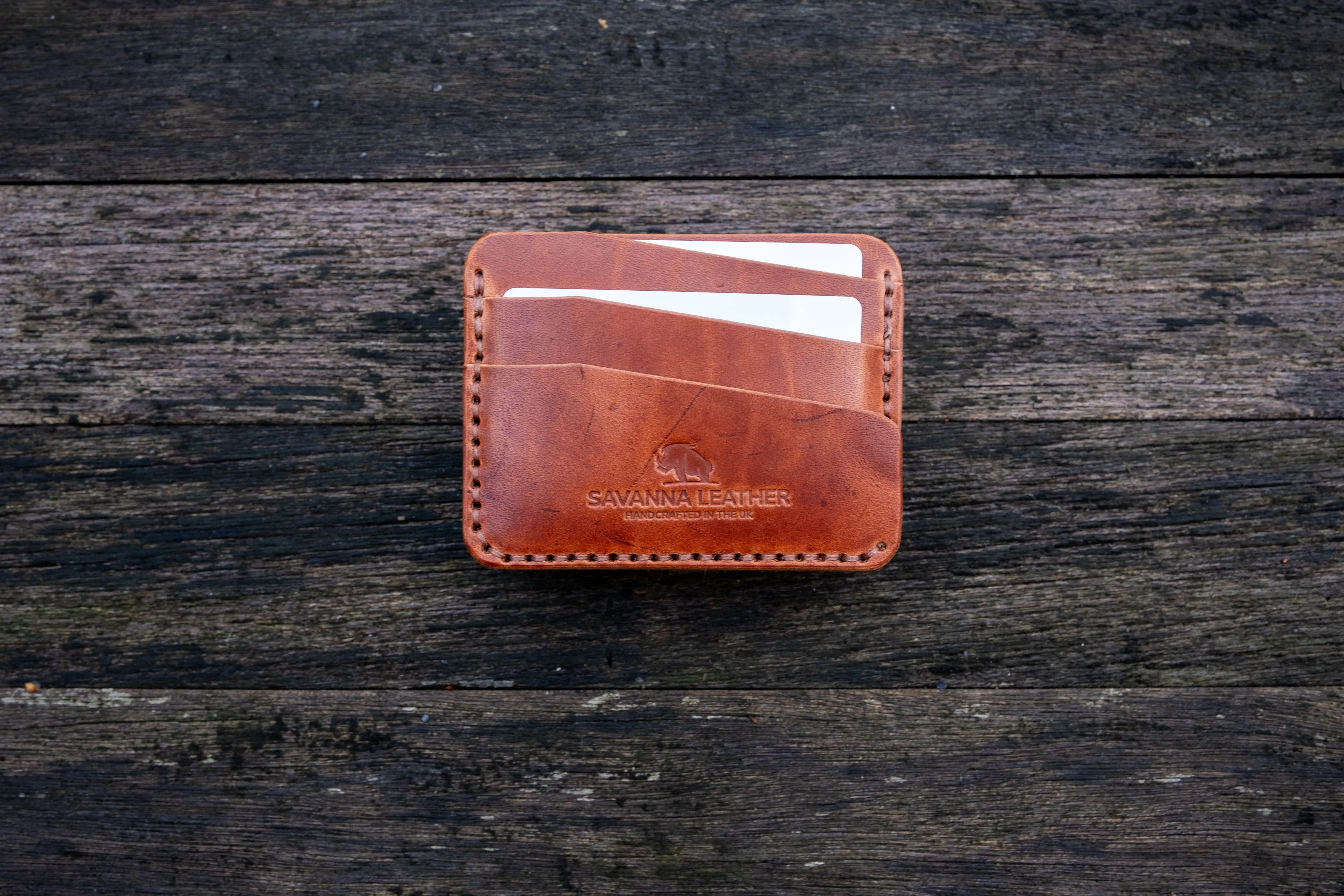 The Kensington - Cardholder wallet (Horween Dublin - Natural)