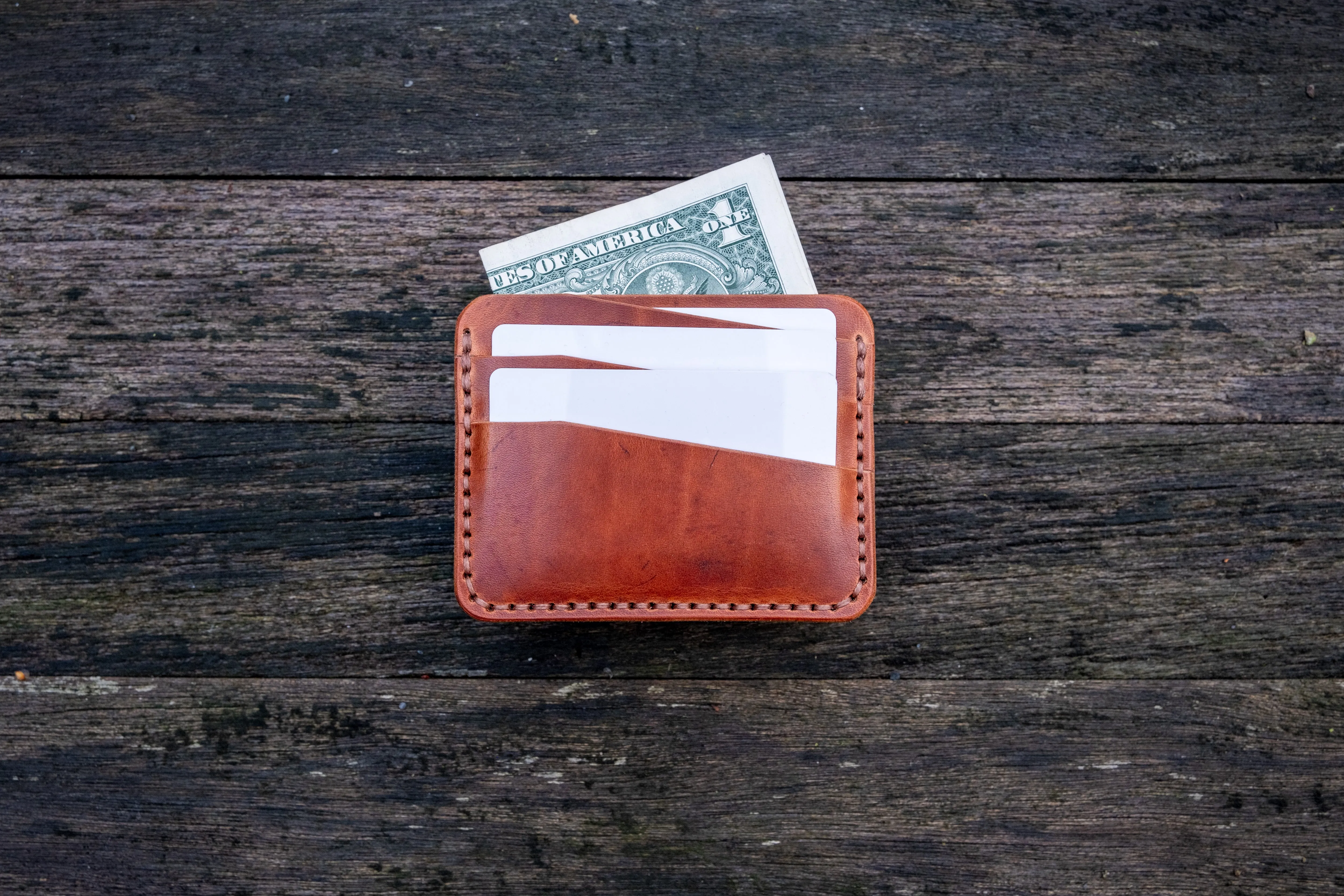 The Kensington - Cardholder wallet (Horween Dublin - Natural)