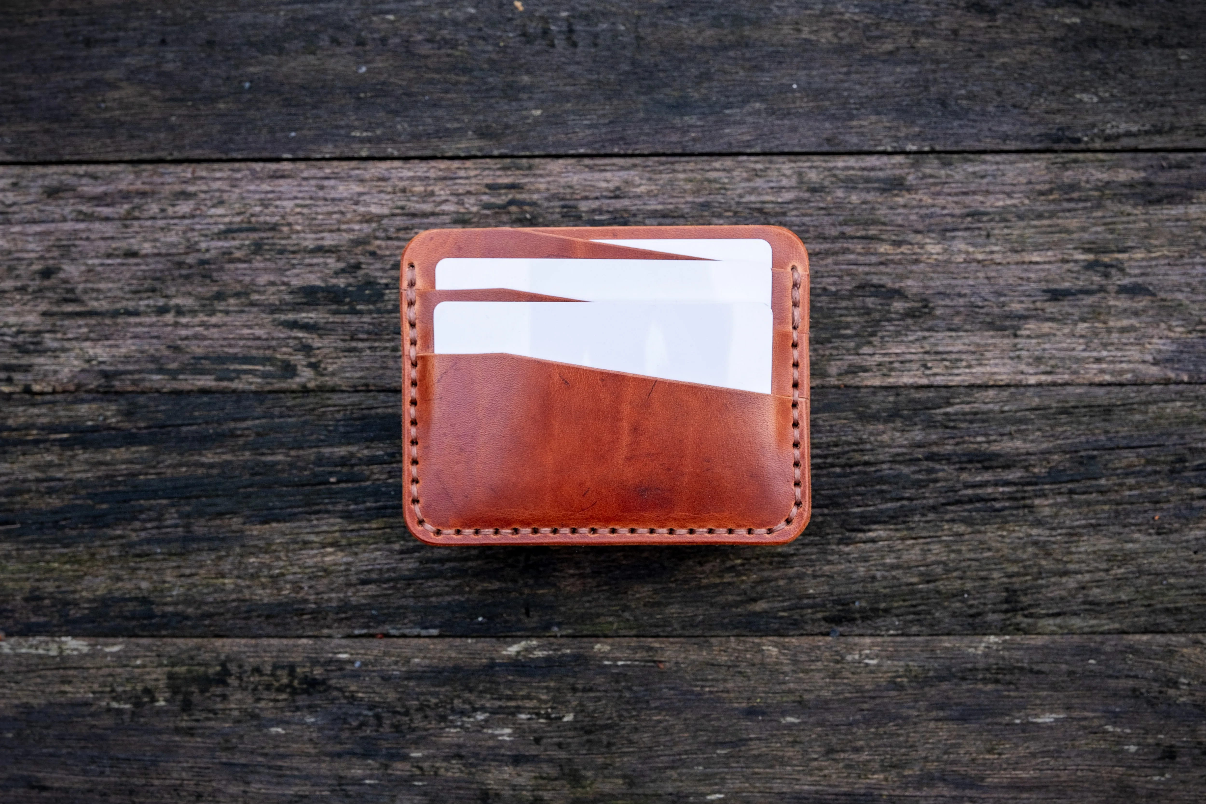 The Kensington - Cardholder wallet (Horween Dublin - Natural)