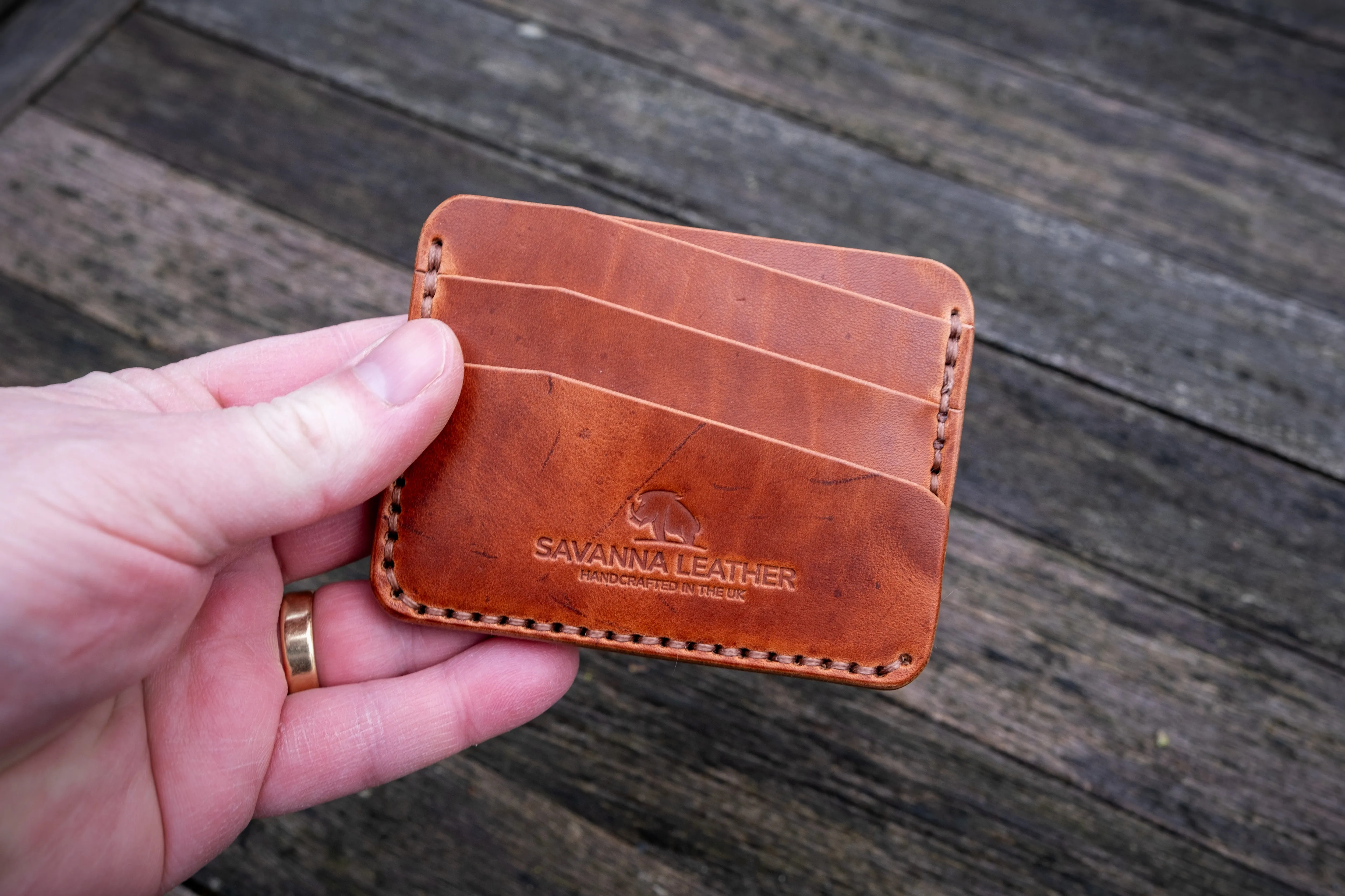 The Kensington - Cardholder wallet (Horween Dublin - Natural)