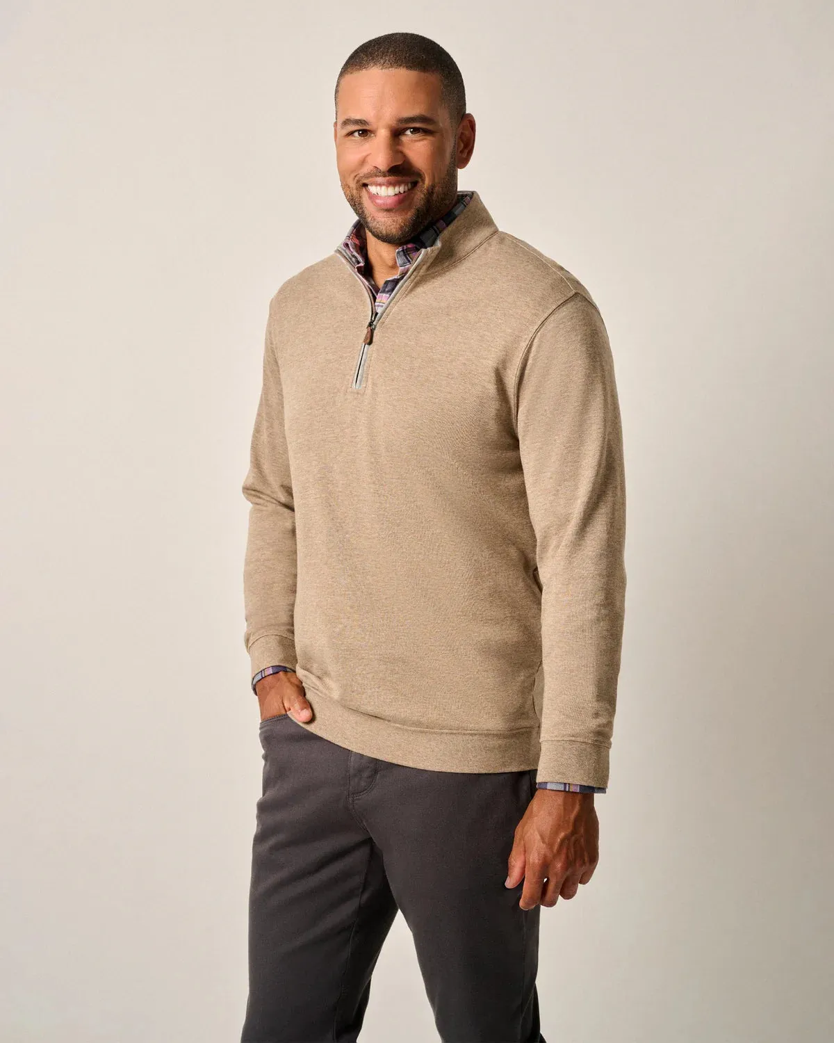 The Sully 1/4 Zip Pullover Cedar