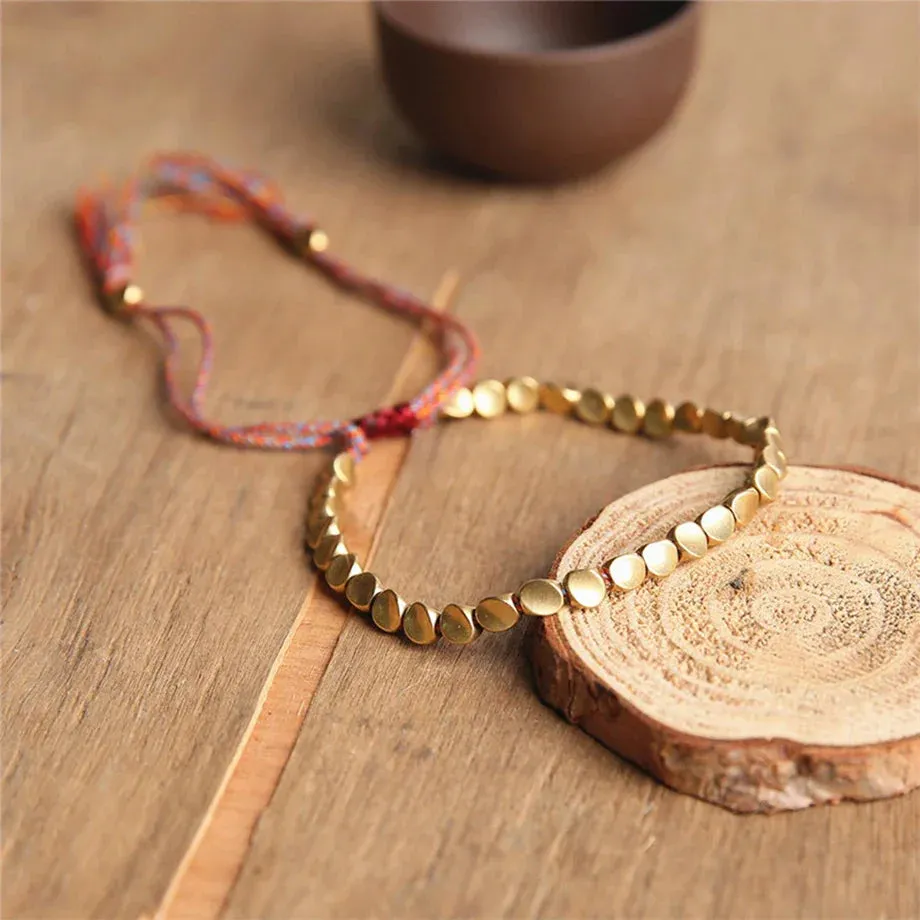Tibetan Bracelet - Copper Beads