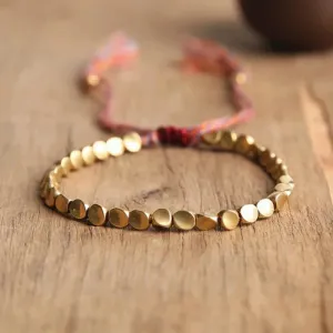 Tibetan Bracelet - Copper Beads