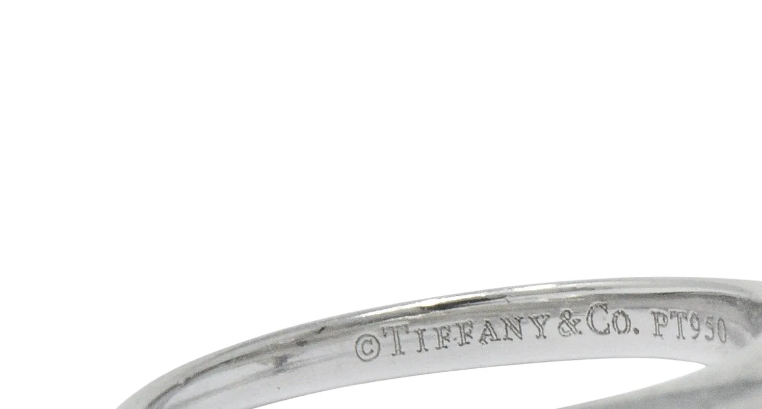 Tiffany & Co. 0.93 CTW Diamond Platinum Solitaire Engagement Ring
