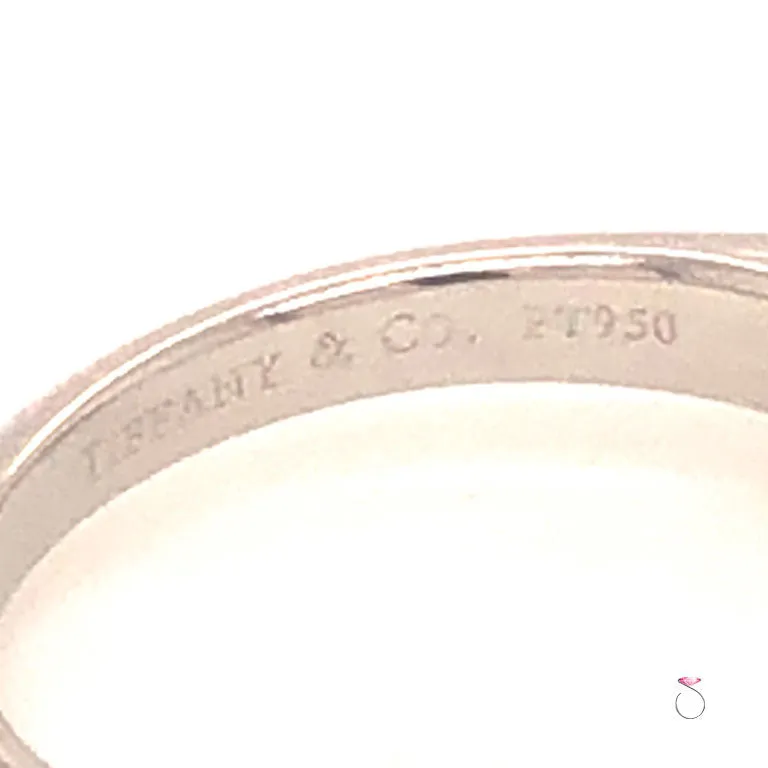 Tiffany & Co. 1.02 ct. G, VVS2 Round Diamond Solitaire Platinum Ring