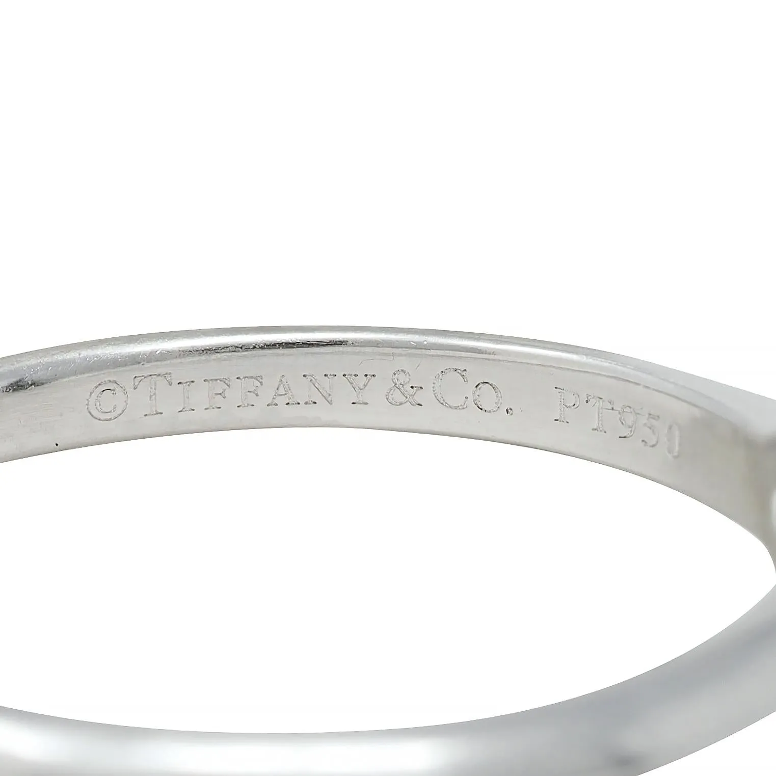 Tiffany & Co.  2.67 CTW Round Brilliant Diamond Platinum Solitaire Vintage Engagement Ring