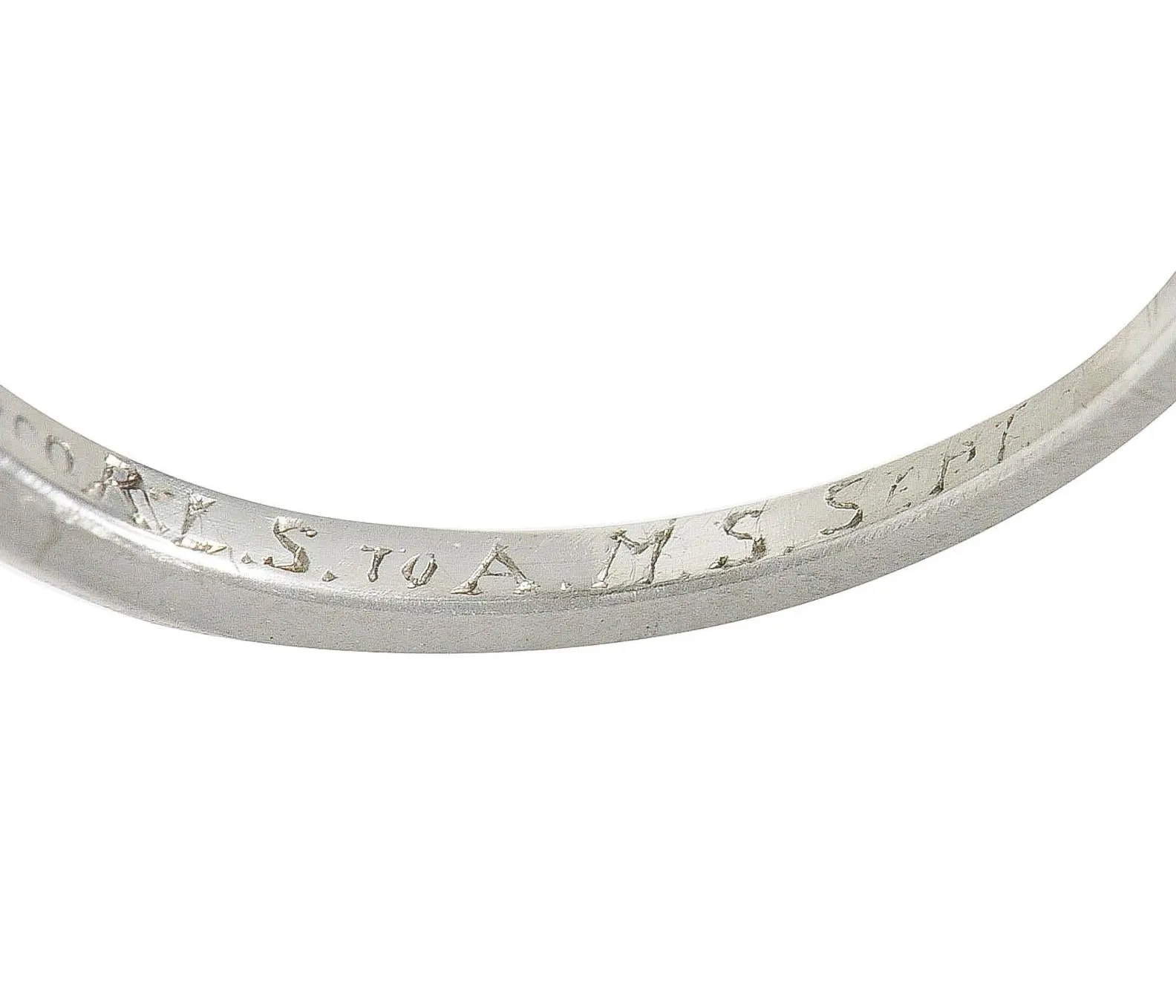 Tiffany & Co. Mid-Century 2.00 CTW Diamond Platinum Three Stone Vintage Engagement Ring GIA