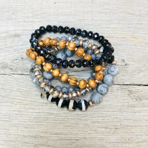 Tiffany Beaded Bracelet Stack