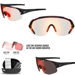 Tifosi Sledge Lite Sunglasses Fototec Matt Black