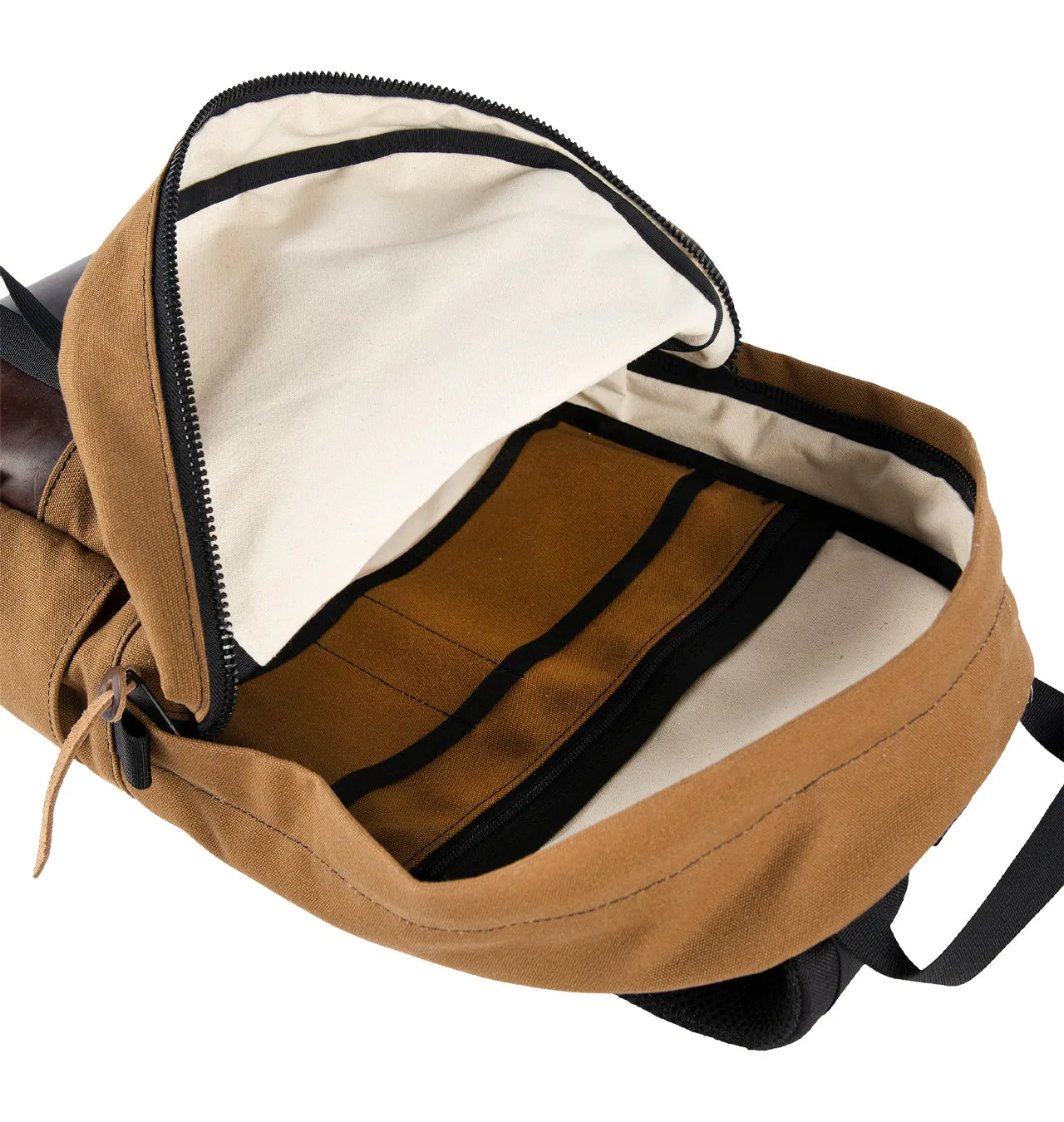 Topo Designs Canvas/Leather Daypack USA