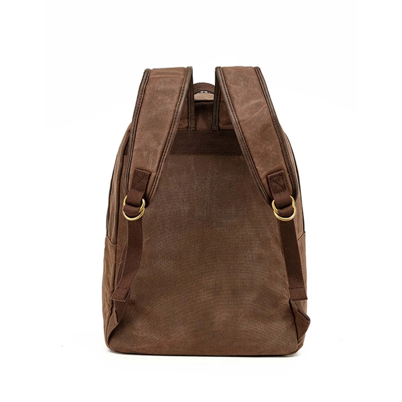 Tosca Waxed Canvas Backpack Brown