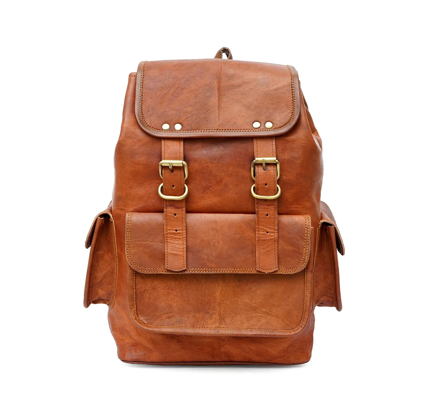 Trailmark Leather Messenger – Handcrafted Retro Carry-All