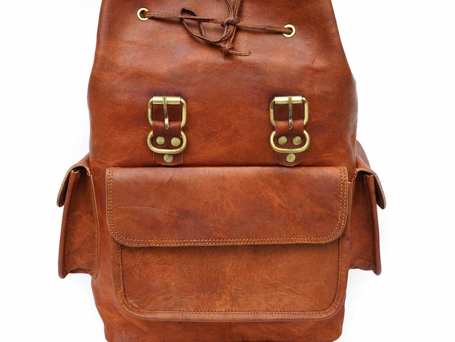 Trailmark Leather Messenger – Handcrafted Retro Carry-All