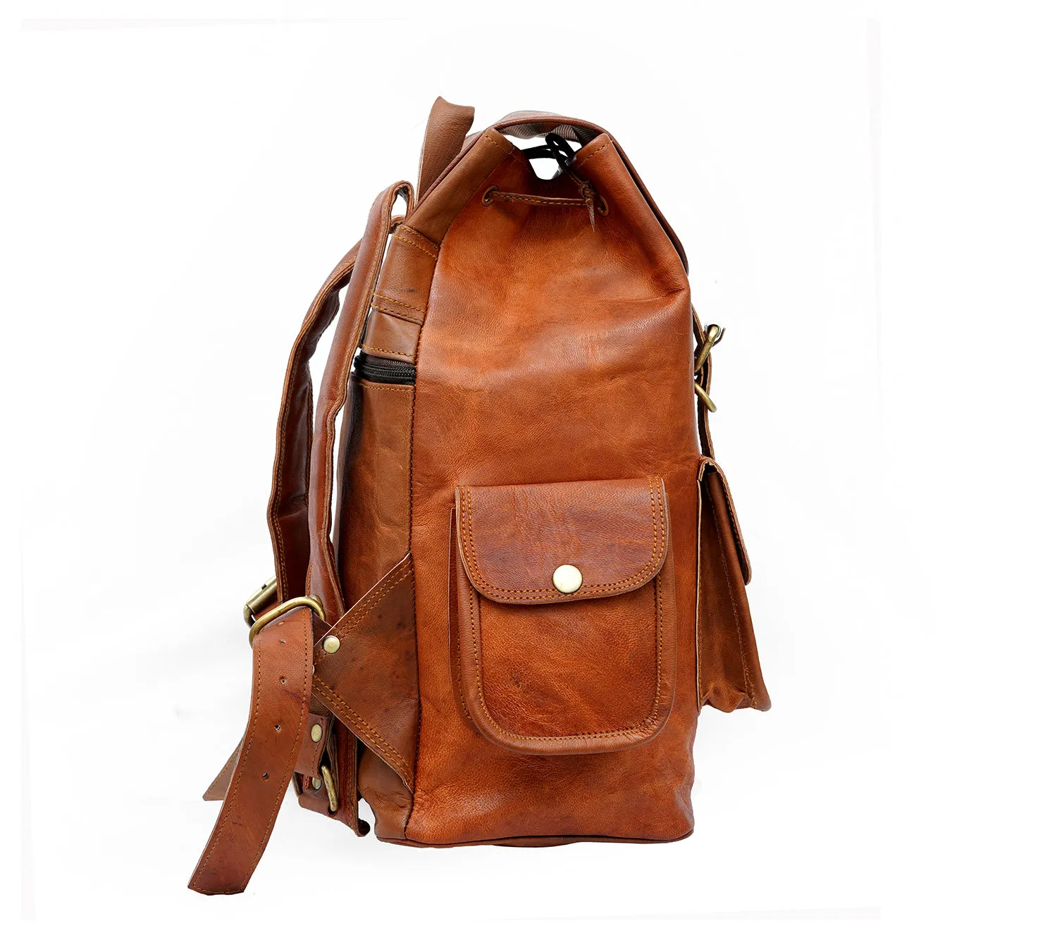 Trailmark Leather Messenger – Handcrafted Retro Carry-All