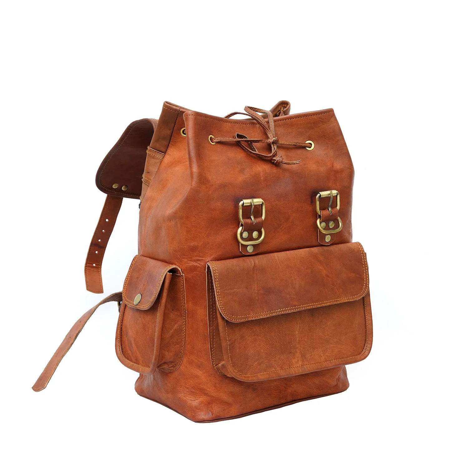 Trailmark Leather Messenger – Handcrafted Retro Carry-All